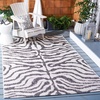 image:imageSAFAVIEH Courtyard Collection 8 x 10 GreyBlack CY8444 Indoor Outdoor Waterproof Easy Cleaning Patio Backyard Mudroom Area RugIvoryBlack