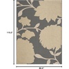 image:imageSAFAVIEH Courtyard Collection 8 x 11 AnthraciteBeige CY7321 Indoor Outdoor Waterproof EasyCleaning Patio Backyard Mudroom AreaRugAnthraciteBeige