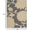 image:imageSAFAVIEH Courtyard Collection 8 x 11 AnthraciteBeige CY7321 Indoor Outdoor Waterproof EasyCleaning Patio Backyard Mudroom AreaRugAnthraciteBeige