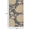 image:imageSAFAVIEH Courtyard Collection 8 x 11 AnthraciteBeige CY7321 Indoor Outdoor Waterproof EasyCleaning Patio Backyard Mudroom AreaRugAnthraciteBeige