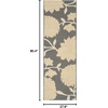image:imageSAFAVIEH Courtyard Collection 8 x 11 AnthraciteBeige CY7321 Indoor Outdoor Waterproof EasyCleaning Patio Backyard Mudroom AreaRugAnthraciteBeige