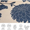 image:imageSAFAVIEH Courtyard Collection 8 x 11 AnthraciteBeige CY7321 Indoor Outdoor Waterproof EasyCleaning Patio Backyard Mudroom AreaRugBeigeBlue