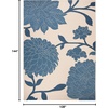 image:imageSAFAVIEH Courtyard Collection 8 x 11 AnthraciteBeige CY7321 Indoor Outdoor Waterproof EasyCleaning Patio Backyard Mudroom AreaRugBeigeBlue