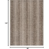 image:imageSAFAVIEH Courtyard Collection 8 x 11 BeigeBrown CY8736 Indoor Outdoor Waterproof EasyCleaning Patio Backyard Mudroom AreaRugLight BeigeLight Brown
