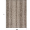 image:imageSAFAVIEH Courtyard Collection 8 x 11 BeigeBrown CY8736 Indoor Outdoor Waterproof EasyCleaning Patio Backyard Mudroom AreaRugLight BeigeLight Brown