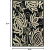 image:imageSAFAVIEH Courtyard Collection 8 x 11 Blue  Natural CY2961 Floral Indoor Outdoor Waterproof EasyCleaning Patio Backyard Mudroom AreaRugBlackSand