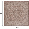 image:imageSAFAVIEH Courtyard Collection 8 x 11 Brown  Ivory CY8680 Indoor Outdoor Patio Backyard Mudroom Area RugBrownIvory