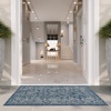 image:imageSAFAVIEH Courtyard Collection 8 x 11 Brown  Ivory CY8680 Indoor Outdoor Patio Backyard Mudroom Area RugNavyIvory