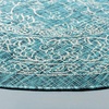 image:imageSAFAVIEH Courtyard Collection 8 x 11 Brown  Ivory CY8680 Indoor Outdoor Patio Backyard Mudroom Area RugTurquoise