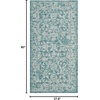 image:imageSAFAVIEH Courtyard Collection 8 x 11 Brown  Ivory CY8680 Indoor Outdoor Patio Backyard Mudroom Area RugTurquoise