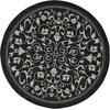 image:imageSAFAVIEH Courtyard Collection 8 x 11 Grey  Natural CY2098 Scroll Indoor Outdoor Waterproof EasyCleaning Patio Backyard Mudroom AreaRugBlackSand