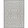 image:imageSAFAVIEH Courtyard Collection 8 x 11 Grey  Natural CY2098 Scroll Indoor Outdoor Waterproof EasyCleaning Patio Backyard Mudroom AreaRugGreyNatural