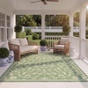 image:imageSAFAVIEH Courtyard Collection 8 x 11 Grey  Natural CY2098 Scroll Indoor Outdoor Waterproof EasyCleaning Patio Backyard Mudroom AreaRugOliveNatural
