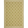 image:imageSAFAVIEH Courtyard Collection 8 x 11 NavyBeige CY6918 Trellis Indoor Outdoor Splashproof Easy Scrubbing Patio Backyard Mudroom Area RugGreenBeige