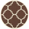 image:imageSAFAVIEH Courtyard Collection 8 x 11 Red CY6243 Moroccan Trellis Indoor Outdoor Waterproof EasyCleaning Patio Backyard Mudroom AreaRugDark Brown