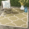 image:imageSAFAVIEH Courtyard Collection 8 x 11 Red CY6243 Moroccan Trellis Indoor Outdoor Waterproof EasyCleaning Patio Backyard Mudroom AreaRugGreenBeige
