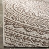 image:imageSAFAVIEH Courtyard Collection CY8734 Indoor Outdoor NonShedding Easy Cleaning Patio Backyard Porch Deck Mudroom Area Rug 8 x 11 Light Beige  TerracottaIvoryNavy