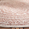 image:imageSAFAVIEH Courtyard Collection CY8734 Indoor Outdoor NonShedding Easy Cleaning Patio Backyard Porch Deck Mudroom Area Rug 8 x 11 Light Beige  TerracottaLight BeigeLight Brown