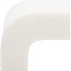 image:imageSAFAVIEH Couture  Caralynn Ivory Boucle Waterfall Upholstered Bench Fully Assembled 624 W x 181 D x 193 H SFV5027AWhite