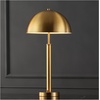 image:imageSAFAVIEH Couture Lighting Collection Harvey Modern Metal Dome Gold 26inch Bedroom Living Room Home Office Desk Nightstand Table Lamp LED Bulb IncludedGold
