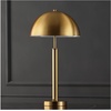 image:imageSAFAVIEH Couture Lighting Collection Harvey Modern Metal Dome Gold 26inch Bedroom Living Room Home Office Desk Nightstand Table Lamp LED Bulb IncludedGold