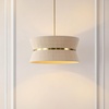 image:imageSAFAVIEH Lighting Collection  Alma Bleached Natural Rattan amp Brass Gold 4Light Adjustable Chandelier Contemporary Glam Hanging Ceiling Fixture with LED Bulbs Included CHA4037A