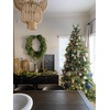 image:imageSAFAVIEH Lighting Collection Aleynne Boho Coastal GoldNatural 4Light 21inch Chandelier
