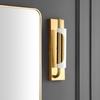 image:imageSAFAVIEH Lighting Collection Momo Brass Gold Wall Sconce Light Fixture LED Bulb Included