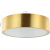 image:imageSAFAVIEH Lighting Collection Reda Brass Flush Mount LED Bulbs Included