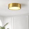 image:imageSAFAVIEH Lighting Collection Reda Brass Flush Mount LED Bulbs Included