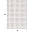 image:imageSAFAVIEH Outdoor Area Rug 8x10  Beach House Collection  Large  Modern Design Grey amp Ivory Weather Resistant NonShedding amp Easy Cleaning Ideal for Patio Backyard Deck Dining Space BHS412FGreyIvory