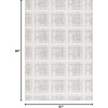 image:imageSAFAVIEH Outdoor Area Rug 8x10  Beach House Collection  Large  Modern Design Grey amp Ivory Weather Resistant NonShedding amp Easy Cleaning Ideal for Patio Backyard Deck Dining Space BHS412FGreyIvory