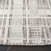image:imageSAFAVIEH Outdoor Area Rug 8x10  Beach House Collection  Large  Modern Design Grey amp Ivory Weather Resistant NonShedding amp Easy Cleaning Ideal for Patio Backyard Deck Dining Space BHS412FGreyIvory