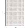 image:imageSAFAVIEH Outdoor Area Rug 8x10  Beach House Collection  Large  Modern Design Grey amp Ivory Weather Resistant NonShedding amp Easy Cleaning Ideal for Patio Backyard Deck Dining Space BHS412FGreyIvory