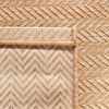 image:imageSAFAVIEH Outdoor Square Rug 9  Courtyard Collection  Large Coastal Design Black amp Beige Durable amp Easy Cleaning Ideal for Patio Entryway Mudroom CY802236621NaturalCream