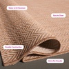 image:imageSAFAVIEH Outdoor Square Rug 9  Courtyard Collection  Large Coastal Design Black amp Beige Durable amp Easy Cleaning Ideal for Patio Entryway Mudroom CY802236621NaturalCream