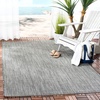 image:imageSAFAVIEH Outdoor Square Rug 9  Courtyard Collection  Large Coastal Design Black amp Beige Durable amp Easy Cleaning Ideal for Patio Entryway Mudroom CY802236621BlackBeige