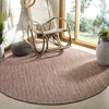 image:imageSAFAVIEH Outdoor Square Rug 9  Courtyard Collection  Large Coastal Design Black amp Beige Durable amp Easy Cleaning Ideal for Patio Entryway Mudroom CY802236621RedBeige
