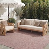 image:imageSAFAVIEH Outdoor Square Rug 9  Courtyard Collection  Large Coastal Design Black amp Beige Durable amp Easy Cleaning Ideal for Patio Entryway Mudroom CY802236621RedBeige