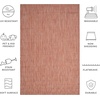 image:imageSAFAVIEH Outdoor Square Rug 9  Courtyard Collection  Large Coastal Design Black amp Beige Durable amp Easy Cleaning Ideal for Patio Entryway Mudroom CY802236621RedBeige