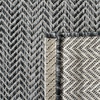 image:imageSAFAVIEH Outdoor Square Rug 9  Courtyard Collection  Large Coastal Design Black amp Beige Durable amp Easy Cleaning Ideal for Patio Entryway Mudroom CY802236621BlackBeige