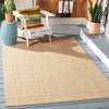 image:imageSAFAVIEH Outdoor Square Rug 9  Courtyard Collection  Large Coastal Design Black amp Beige Durable amp Easy Cleaning Ideal for Patio Entryway Mudroom CY802236621BlackBeige