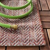 image:imageSAFAVIEH Outdoor Square Rug 9  Courtyard Collection  Large Coastal Design Black amp Beige Durable amp Easy Cleaning Ideal for Patio Entryway Mudroom CY802236621RedBeige