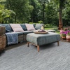 image:imageSAFAVIEH Outdoor Square Rug 9  Courtyard Collection  Large Coastal Design Black amp Beige Durable amp Easy Cleaning Ideal for Patio Entryway Mudroom CY802236621BlackBeige