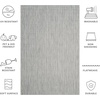 image:imageSAFAVIEH Outdoor Square Rug 9  Courtyard Collection  Large Coastal Design Black amp Beige Durable amp Easy Cleaning Ideal for Patio Entryway Mudroom CY802236621GreyNavy