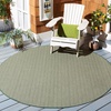 image:imageSAFAVIEH Outdoor Square Rug 9  Courtyard Collection  Large Coastal Design Black amp Beige Durable amp Easy Cleaning Ideal for Patio Entryway Mudroom CY802236621Dark GreenBeige