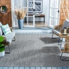 image:imageSAFAVIEH Outdoor Square Rug 9  Courtyard Collection  Large Coastal Design Black amp Beige Durable amp Easy Cleaning Ideal for Patio Entryway Mudroom CY802236621BlackBeige