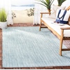 image:imageSAFAVIEH Outdoor Square Rug 9  Courtyard Collection  Large Coastal Design Black amp Beige Durable amp Easy Cleaning Ideal for Patio Entryway Mudroom CY802236621AquaGrey