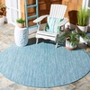 image:imageSAFAVIEH Outdoor Square Rug 9  Courtyard Collection  Large Coastal Design Black amp Beige Durable amp Easy Cleaning Ideal for Patio Entryway Mudroom CY802236621AquaGrey