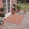 image:imageSAFAVIEH Outdoor Square Rug 9  Courtyard Collection  Large Coastal Design Black amp Beige Durable amp Easy Cleaning Ideal for Patio Entryway Mudroom CY802236621RedBeige